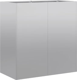 vidaXL - Plantenbak - 80x40x80 - cm - gegalvaniseerd - staal