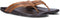 Olukai Mea Ola - Heren leren slippers - Cowboy look - Lichtbruin