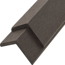 vidaXL - Terras - hoekplinten - 5 - st - 170 - cm - HKC - donkerbruin