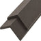 vidaXL - Terras - hoekplinten - 5 - st - 170 - cm - HKC - donkerbruin