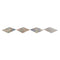 Placemat Home ESPRIT Kurk Dolomite 20 x 20 x 0,7 cm (4 Stuks)