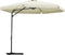 vidaXL - Parasol - met - stalen - paal - 300 - cm - zandwit