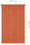 vidaXL - Rolgordijn - voor - buiten - 140x230 - cm - oranje