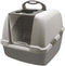 Catit Jumbo Kattenbak - Gesloten - Extra groot - Grijs Beige - 56 x 50 x 47cm