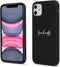 iPhone 11 Hoesje Siliconen - iMoshion Design hoesje - Zwart / Fuck Off