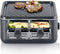 SEVERIN RG 2360 - Black Line Lite Mini gourmetstel - 4 personen - variabele temperatuurinstelling - PFAS vrije baklaag - vaatwasserbestendig - 4 pannetjes met parkeerfunctie