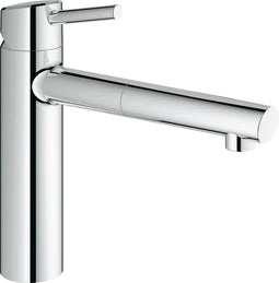 GROHE Concetto - Keukenkraan - Medium uitloop - Uittrekbare handdouche - Chroom
