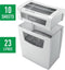 Leitz IQ - Papierversnipperaar - P4 Snippers - Tot 10 Vel - 23L - Wit