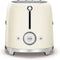 Smeg TSF02CREU - Broodrooster - 1500W 2 sleuven 6 bruining-niveaus - Crème