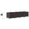 vidaXL - Tuinplanten - met - Water - Irrigatiesysteem - - - 4 - stuks - Bruin
