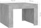vidaXL - Salontafel - 50x50x35 - cm - bewerkt - hout - betongrijs