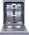 Heinner HDW-FSM60714AXD+++ - Vrijstaand Vaatwasser - 14 Couverts - 7 Wasprogramma’s - Antraciet