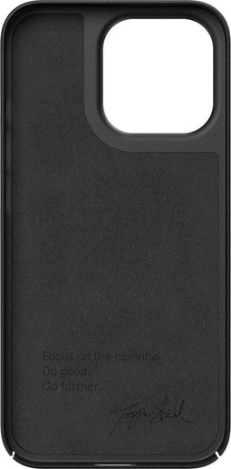 Nudient THIN CASE MAGSAFE - Soft case - Schokabsorberend - Zwart