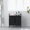 vidaXL - Wasmand - 2 - vakken - met - plank - grijs - sonoma - eiken