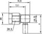 Telegärtner J01150A0521 J01150A0521 SMA-connector Stekker, haaks 50 Ω 1 stuk(s)