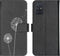iMoshion Hoesje Geschikt voor Samsung Galaxy A71 Hoesje Met Pasjeshouder - iMoshion Design Softcase Bookcase - Wit / Zwart / Dandelion
