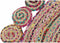 Tapijt DKD Home Decor Multicolour Arabisch (150 x 150 x 1 cm)