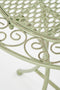 Mica Decorations Provence Bistrotafel - Eettafel - H70 x Ø60 cm - Lichtgroen