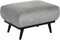 Kruk DKD Home Decor Zwart Grijs 70 x 50 x 42 cm