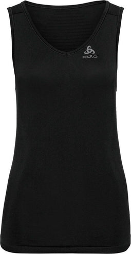 ODLO Suw Top - V-Neck Singlet Performance X-Light - Koelende Ceramicool stof - Black - Maat XL