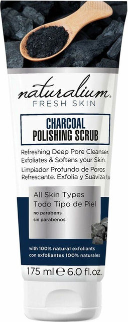 Lichaam Exfoliator Naturalium Fresh Skin 175 ml Actieve kool