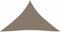 vidaXL - Zonnescherm - driehoekig - 4x5x5 - m - oxford - stof - taupe