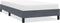 vidaXL - Bedframe - zonder - matras - 100x220 - cm - fluweel - donkergrijs