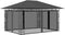 vidaXL - Prieel - met - klamboe - 6x3x2,73 - m - antraciet
