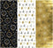 Metallic Cadeaupapier - Set van 3 Rollen - 2m x 70cm - Multikleur