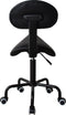 Zadelkruk ergonomische kapperskruk - werkkruk - tabouret - hoogte verstelbaar - zwart