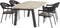 Taste 4SO Sienna stapelbare tuinstoel - mid grey