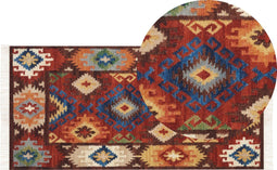 Beliani ZOVUNI - Rug - Multicolor - Wol