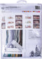 Thea Gouverneur - Borduurpakket met telpatroon - 470 - Voorgesorteerde DMC Garens - Londen - Linnen - 79 cm x 50 cm - DIY Kit
