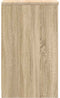 vidaXL - Garagekast - 30x51x85 - cm - massief - grenenhout - sonoma - eikenkleurig