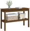 vidaXL - Wandkast - 110x40x75 - cm - massief - grenenhout - honingbruin