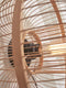 GOOD&MOJO Wandlamp Hokkaido - Bamboe Zwart - Ø38cm - Binnen