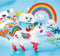 Totum 3D Unicorn en regenboog maken met strijkkralen - complete Totum knutselset meerlaagse figuren incl. legbordje