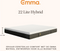 Emma Lite Matras 90x200 cm - Pocketvering - 7 Zones Stevig - Grijs