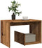 vidaXL - Bijzettafel - 59x36x38 - cm - bewerkt - hout - oud - houtkleurig