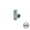 Slang Tupersa - T-vorm Ø 20 mm - PVC Grijs (25 Stuks)