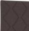 vidaXL - Hoofdbord - met - Diamant - Blokken - Ontwerp - - - Donkerbruin - - - 80 - cm - - - Stof