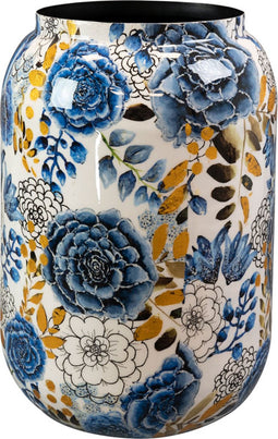 Ter Steege Bloempot-Siervaas Metaal Multicolour D 21 cm H 24 cm