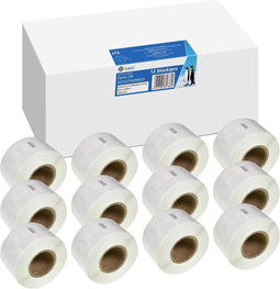 G&G 19330 Rol met etiketten 28 x 89 mm Papier 1560 stuk(s) Adresetiketten