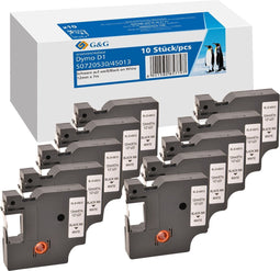 G&G 19332 Labeltape Tapekleur: Wit Tekstkleur: Zwart 12 mm 7 m - geschikt voor Dymo D1 45013 - S0720530