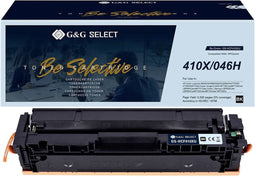 G&G Toner vervangt HP, Canon 410X, 046H Compatibel Zwart CF410X/Cartridge 046H Black GS-HCF410X(U)