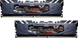 G.Skill Flare X F4-3200C14D-32GFX - Geheugen - DDR4 - 32 GB: 2 x 16 GB - 288-PIN - 3200 MHz - CL14 - 1.35 V - voor AMD Ryzen