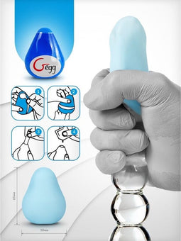 G-Vibe G-Egg - Vibrerende Ei-Masturbator blue