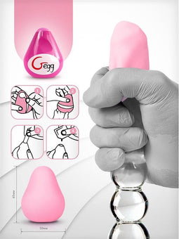 G-Vibe G-Egg - Vibrerende Ei-Masturbator pink