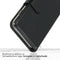 Selencia Samsung Galaxy S23 FE - Echt Lederen Bookcase - 3 Pashouders - Zwart