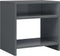 vidaXL - Nachtkastjes - 2 - st - 40x30x40 - cm - bewerkt - hout - grijs